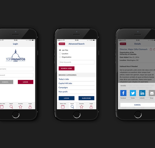 Tom Manatos Website Design and Development